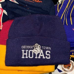 Georgetown Hoyas vintage winter hat beanie